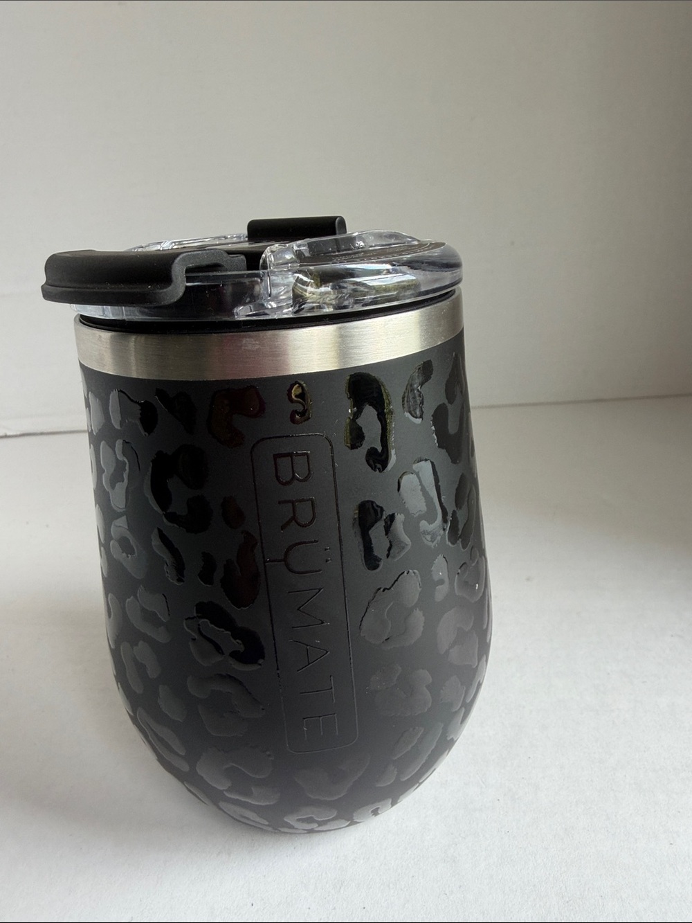 BrüMate Uncork’d XL MÜV 14oz Wine Tumbler - Onyx Leopard